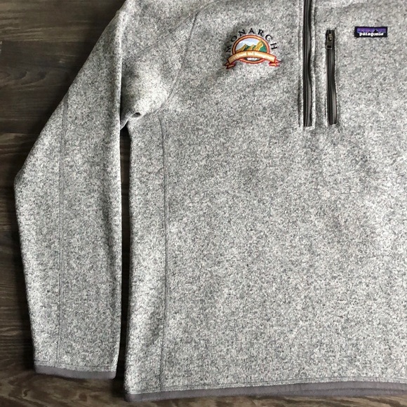 Patagonia Mens Better Sweater 1/2 Zip Fleece Pullover Grey Small - Picture 3 of 15